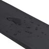 vidaXL Rubber Edge For Snow Plow Black Styrene-butadiene rubber