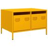 vidaXL TV Cabinet Mustard Yellow 26.8x19.7x17.1" Cold-rolled Steel