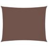 vidaXL Sunshade Sail Oxford Fabric Rectangular 13.1x16.4' Brown
