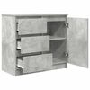 vidaXL Sideboard Concrete Grey Engineered Wood Medium Storage
