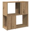 vidaXL Book Cabinet Artisan Oak Engineered wood Small Book Cabinet