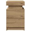 vidaXL Bedside Cabinet Set of 2 Artisan Oak Engineered wood
