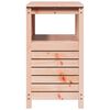 vidaXL Potting Table Natural Wood Solid Douglas Fir wood Medium