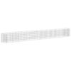 vidaXL Gabion Raised Bed Silver Galvanized Steel Large Tough