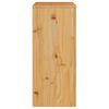 vidaXL Chest of Drawers Drammen Oak 76.5 x 40 x 91 cm Solid Pine wood
