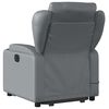 vidaXL Electric Stand Up Massage Recliner Chair Grey