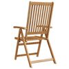 vidaXL Garden Chair Set of 4 Natural Brown Solid acacia wood Medium