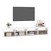 vidaXL TV Cabinet White Engineered Wood Large TV Cabinet Rectangular