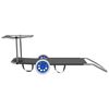 vidaXL Sun Lounger Steel Grey