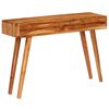 vidaXL Console Table Solid Acacia Wood with Carved Drawers 46.5"x11.8"x31.5"