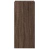 vidaXL Sideboard Brown Oak Engineered Wood 15.7x16.1x36.6 in Sideboard