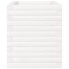 vidaXL Garden Planter White Solid Pine wood Medium Garden Planter