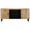 vidaXL TV Cabinet Natural Mango Wood Solid Mango Wood Medium TV Cabinet