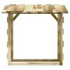 vidaXL Pergola Treated Pinewood Small Durable Pergola Square Rustic