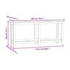 vidaXL Work Bench Honey Brown 70.9x19.7x31.5" Solid Wood Pine