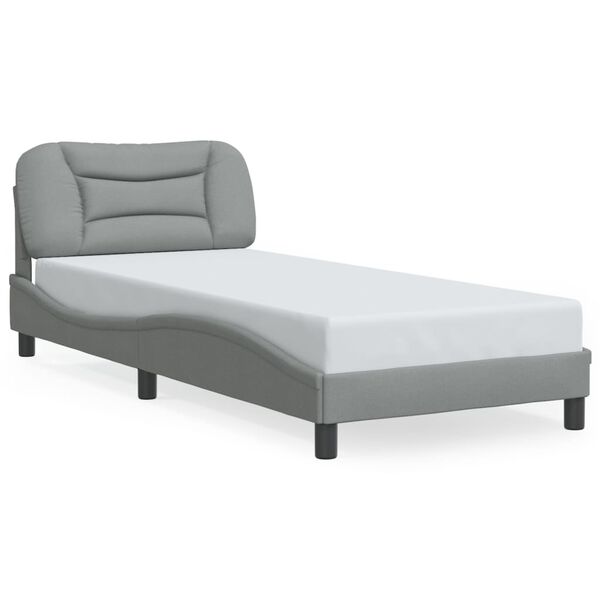 vidaXL Bed Frame Light Gray