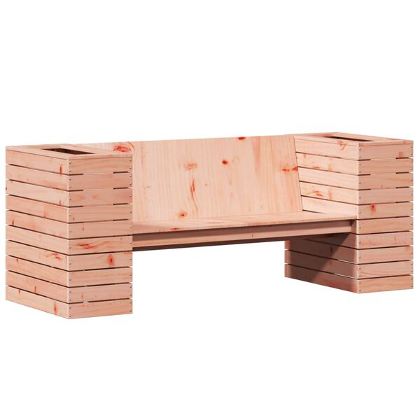vidaXL Planter Bench 65.9"x23.6"x25.6" Solid Wood Douglas