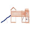 vidaXL Outdoor Playset Natural Wood, Blue
