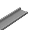 vidaXL Wall Shelf Set of 4 Grey MDF Medium Wall Mounting