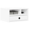 vidaXL Printer Stand White 15.7"x12.6"x8.9" Engineered Wood
