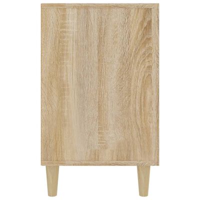 vidaXL Sideboard Sonoma Oak 39.4"x14.2"x23.6" Engineered Wood