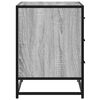 vidaXL Drawer Cabinet Grey Sonoma Engineered Wood, Metal Medium