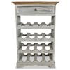 vidaXL Wine Rack Solid Mahogany Wood 21.7"x9.1"x33.5"
