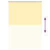 vidaXL Roller Blind Yellow 100% Polyester 43 in x 59 in