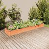 vidaXL Garden Raised Bed Brown Solid fir wood Large Garden Raised Bed