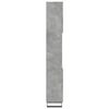 vidaXL Bathroom Cabinet Concrete Grey Engineered Wood, Iron Tall and Slim