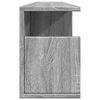 vidaXL Wall Cabinet Gray Sonoma Engineered Wood Medium Wall Cabinet