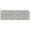 vidaXL TV Cabinet Set Set of 3 Concrete Grey Engineered Wood