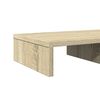 vidaXL Monitor Stand Sonoma Oak 19.7x10.6x3.9" Engineered Wood