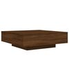vidaXL Coffee Table Brown oak Engineered wood Medium Lights
