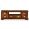 vidaXL TV Cabinet Brown Solid Acacia wood Large TV Cabinet