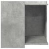 vidaXL Cat Litter Box Enclosure Concrete grey Engineered wood Compact