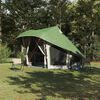 vidaXL Family Tipi Tent Folding with Roof Green 508 x 470 x 300 cm