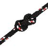 vidaXL Boat Rope Black 0.39 " 1640.4 ' Polypropylene