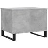 vidaXL Coffee Table Concrete Grey Engineered Wood, Metal Medium