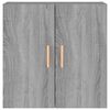 vidaXL Wall Cabinet Grey Sonoma Engineered Wood Medium Wall Cabinet