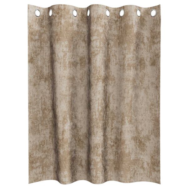 vidaXL Velvet Curtains 2 pcs Champagne 55.12 x 55.12 in Velvet