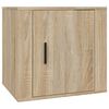 vidaXL Bedside Cabinet Set of 2 Sonoma oak Engineered wood