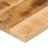 vidaXL Table Top Natural Solid Mango Wood 23.6x7.9 in
