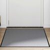 vidaXL Doormat Grey Polypropylene and PVC 35.4 x 59.1 in Doormat