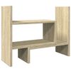 vidaXL Desk Organiser Sonoma Oak 15.2x6.7x15.4" Engineered wood