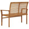 vidaXL Garden Bench Teak Brown Fine sanded teak hardwood 44.1 in Durable
