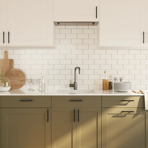 vidaXL Cabinet Handle Set of 10 Black