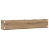 vidaXL Wall Shelf Artisan Oak Engineered Wood 39.4 x 7.1 x 7.1 in