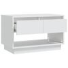 vidaXL TV Cabinet White Engineered Wood 27.6x16.1x17.3 in TV Cabinet
