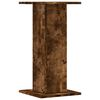 vidaXL Plant Stands 2 pcs Smoked Oak 11.8x11.8x23.6" Engineered Wood